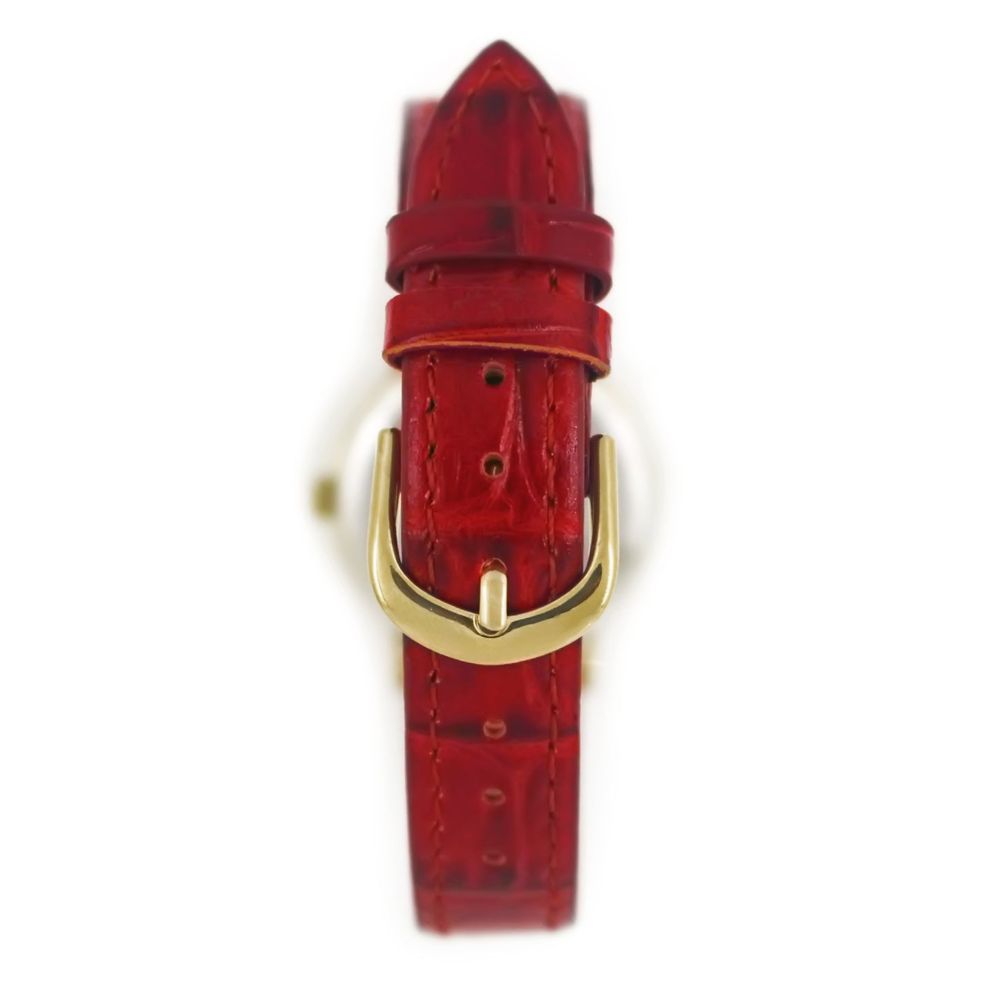 Novelty Santa Claus Christmas Watch with Red Leather Band by TKO