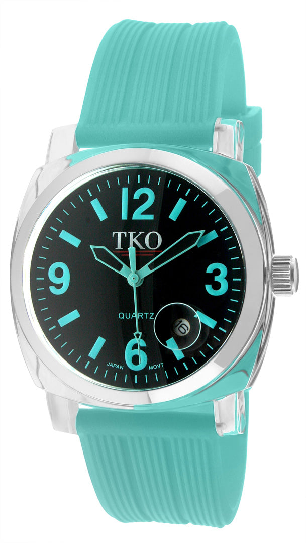 TKO Milano Lucite - Black/Turquoise