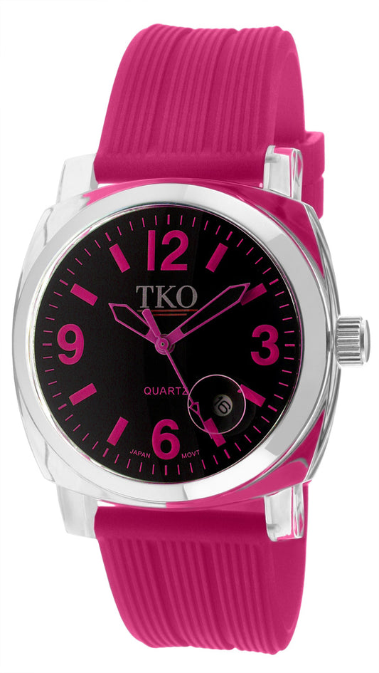 TKO Milano Lucite - Black/Fuchsia