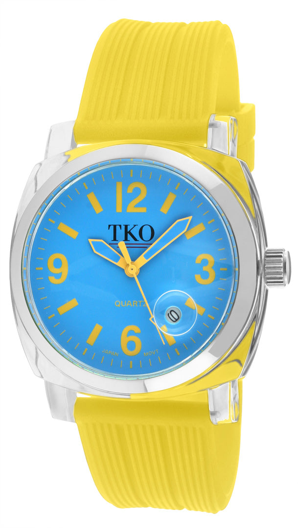 TKO Milano Lucite - Light Blue/Yellow