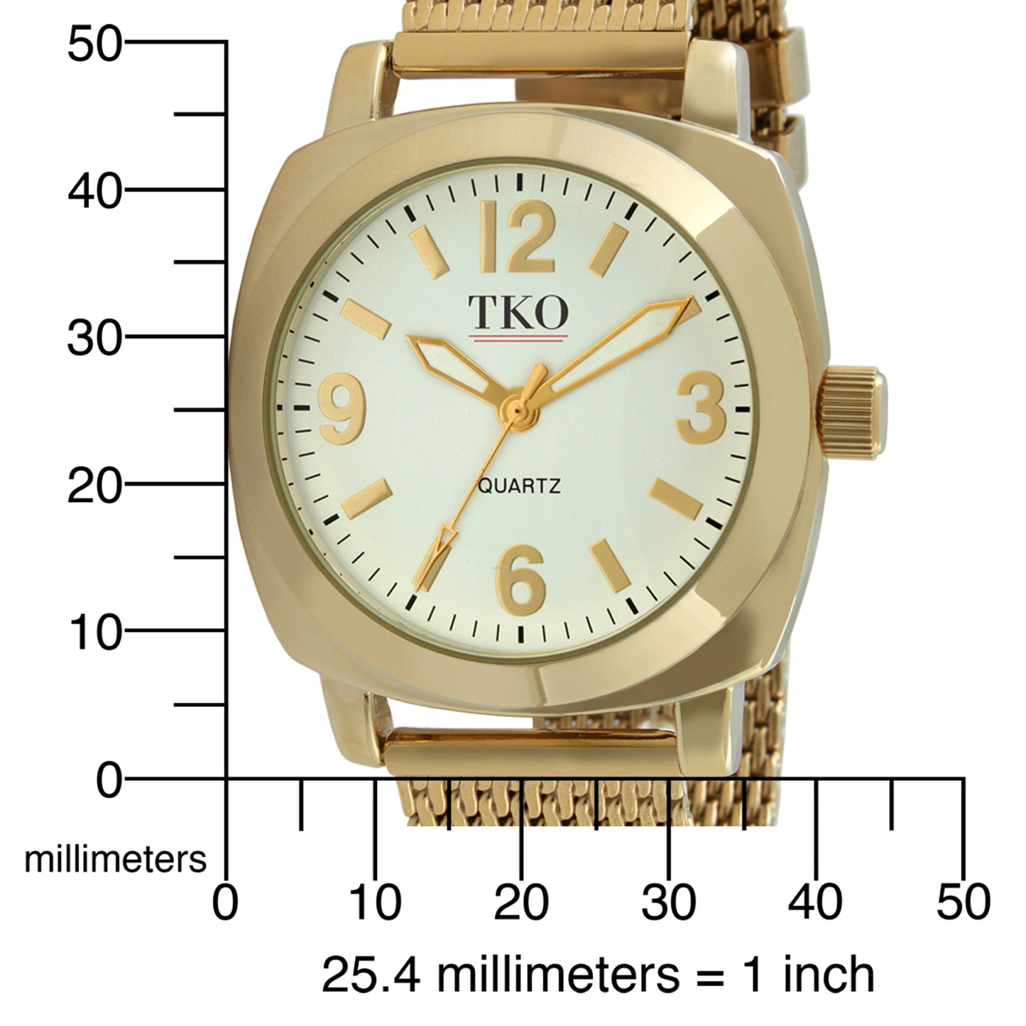 TKO Mesh Watch - Gold