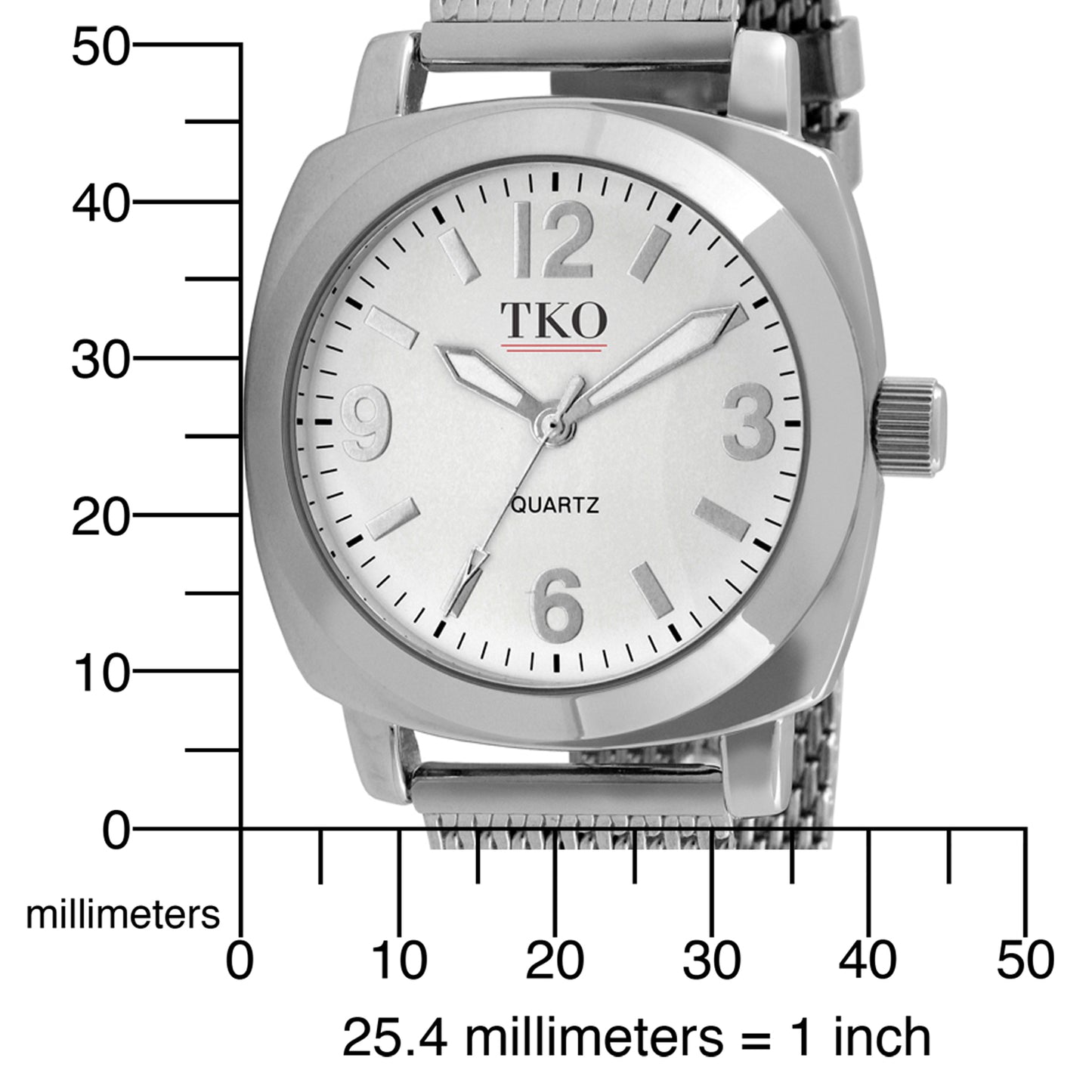 TKO Mesh Watch - Silver