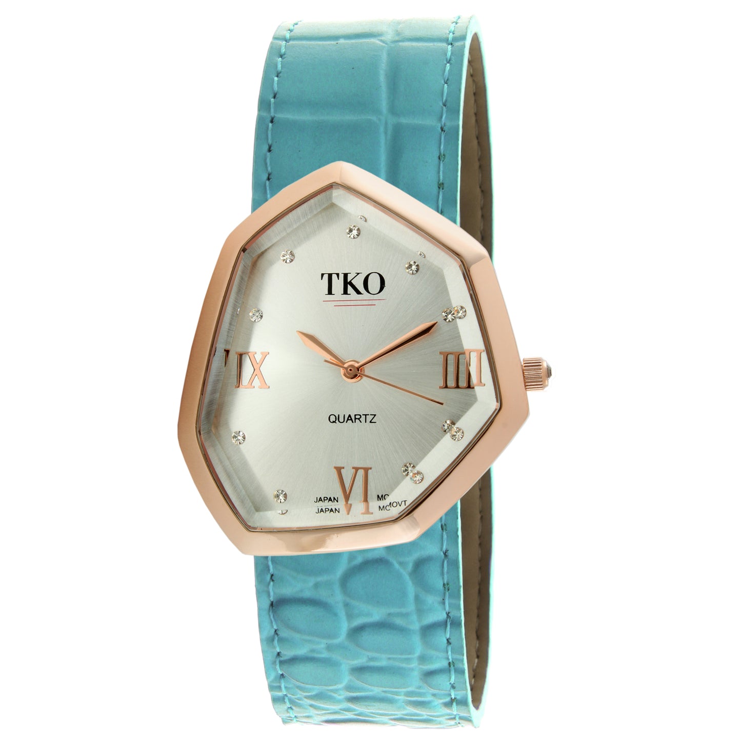 TKO Metal Slapper Asymmetrical - Rose Gold/Blue